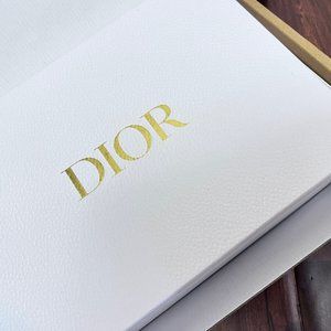 CHRISTIAN DIOR Empty box Large 12.5" x 9" x 4.5Gold Logo Storage Decorat…